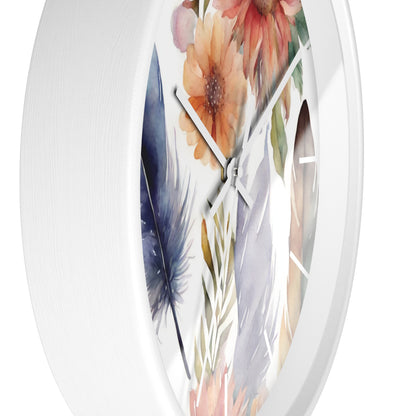 Feathery Free Wall Clock