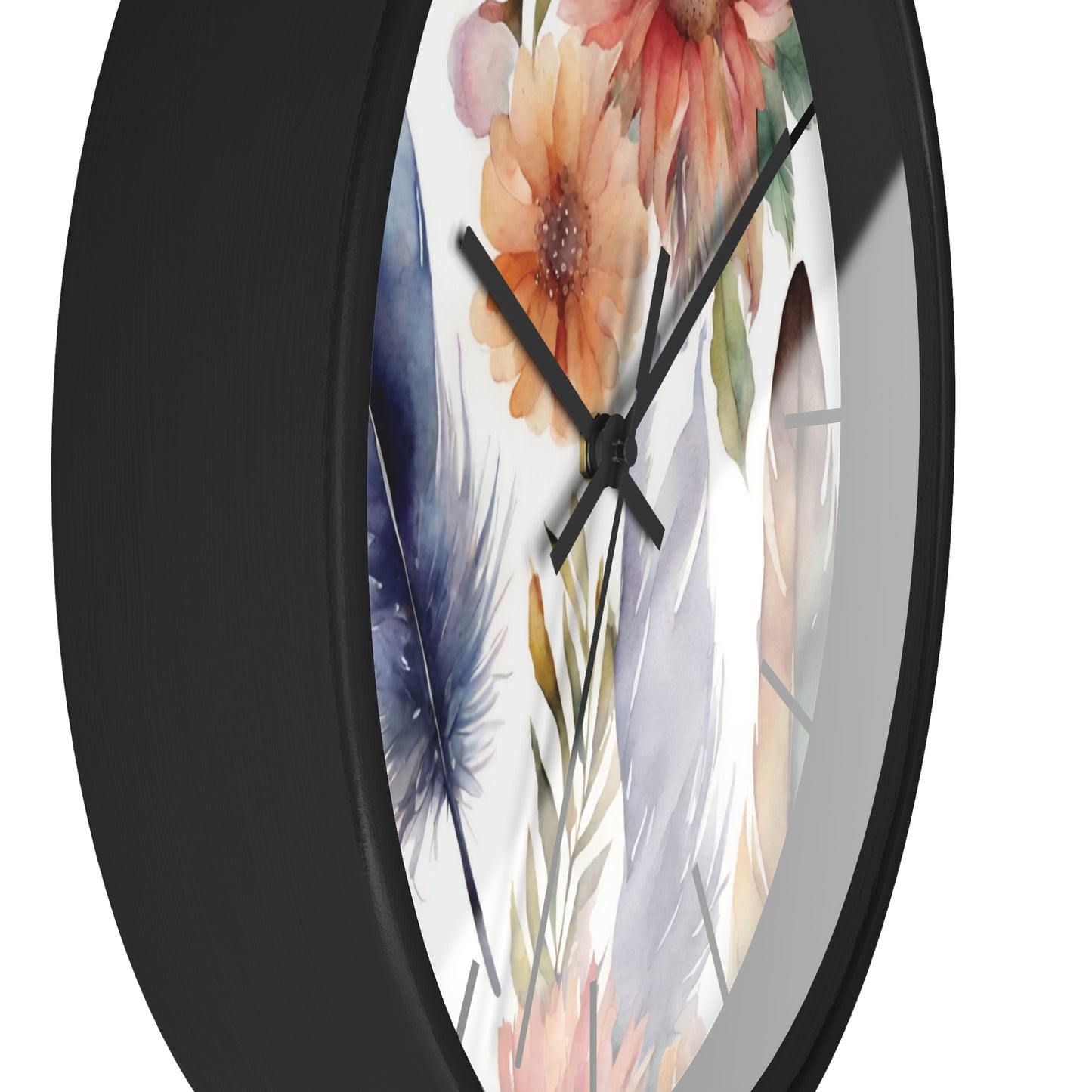 Feathery Free Wall Clock