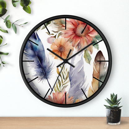 Feathery Free Wall Clock